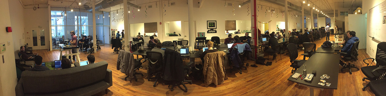 Panoramic view of Recurse Center